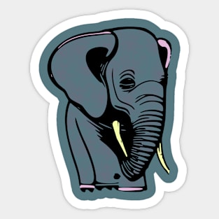 Cute Elephant Sticker